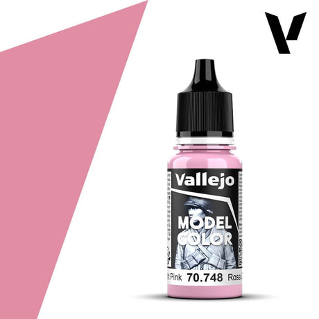 Vallejo Model Color: #042 - Light Pink - 18 ml Matt Acrylic Paint - Hobbytech Toys