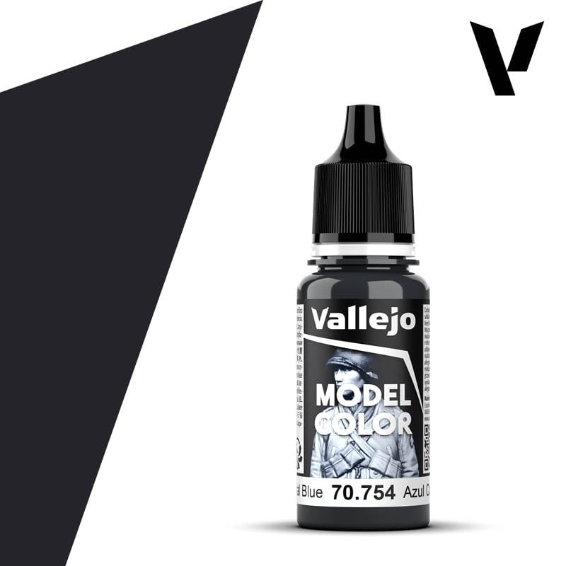 Vallejo Model Color: #073 - Continental Blue - 18 ml Matt Acrylic Paint - Hobbytech Toys