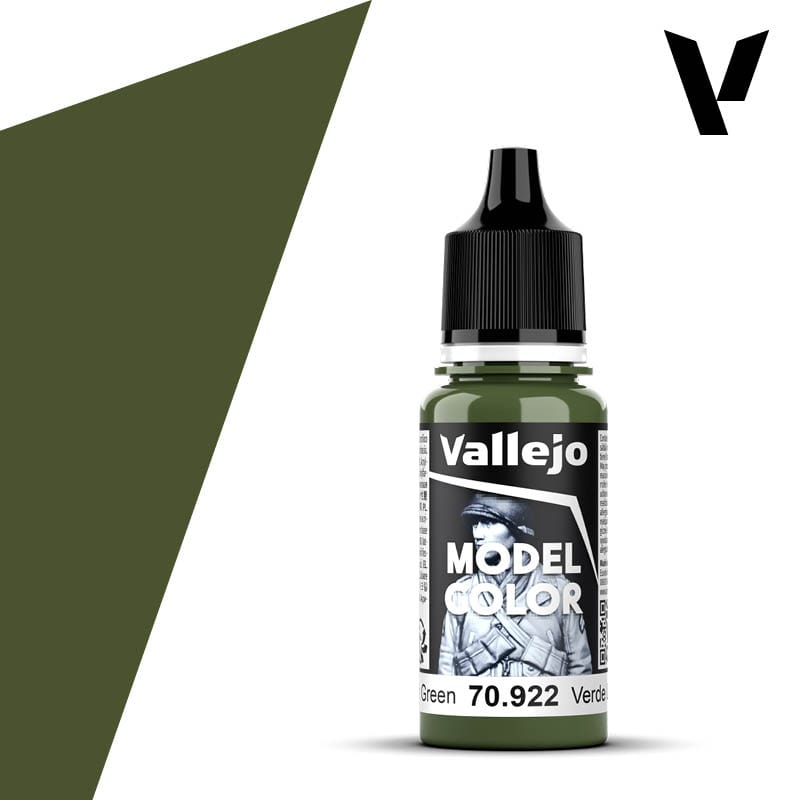 Vallejo Model Color: #093 - Uniform Green - 18 ml Matt Acrylic Paint