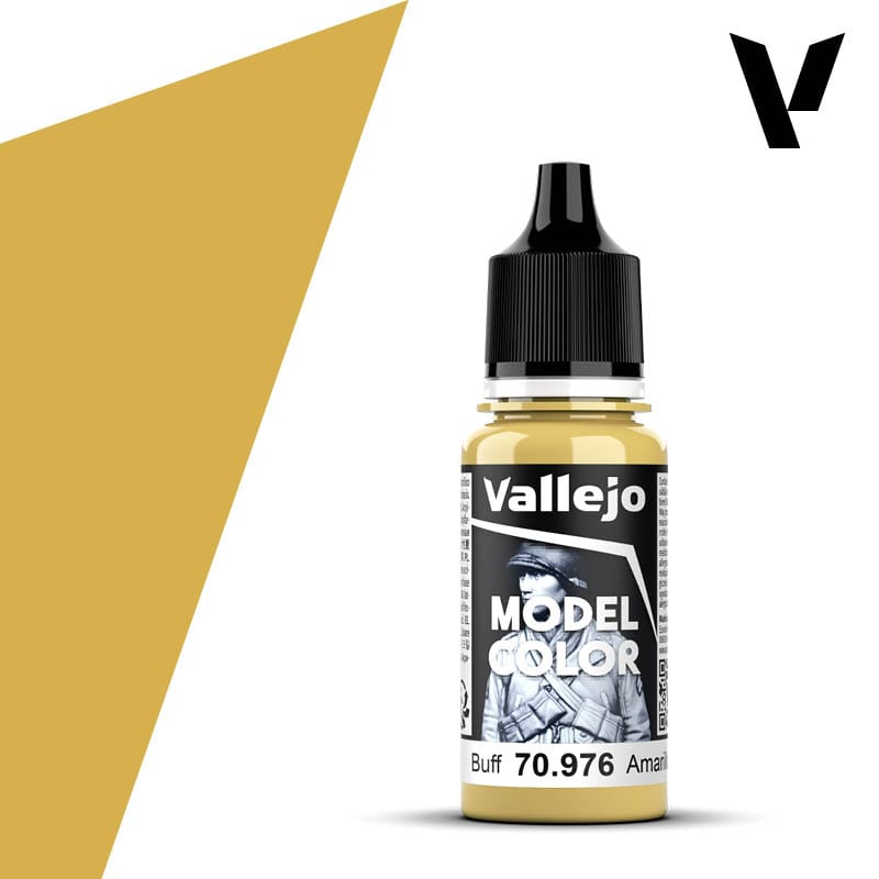 Vallejo Model Color: #123 - Buff - 18 ml Matt Acrylic Paint
