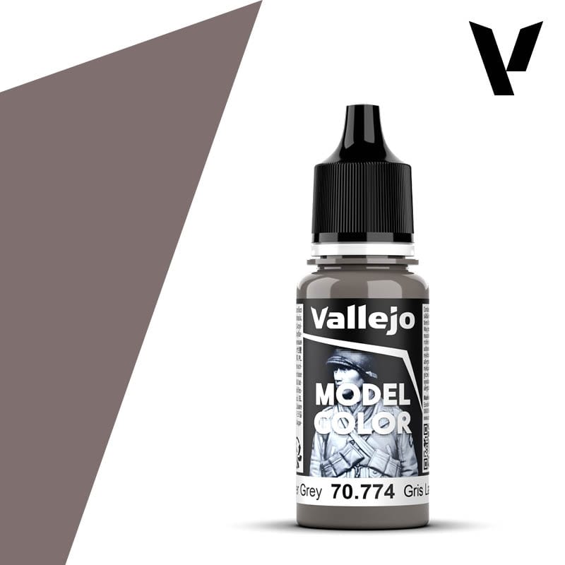 Vallejo Model Color: #190 - Lavender Grey - 18 ml Matt Acrylic Paint - Hobbytech Toys