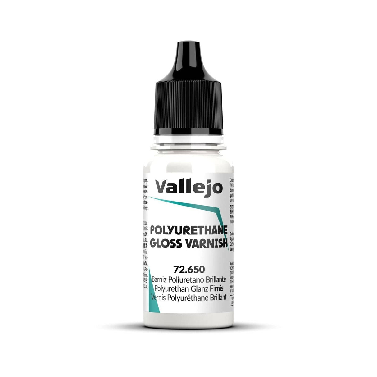 Vallejo Polyurethane Gloss Varnish 18ml Acrylic Paint - Hobbytech Toys