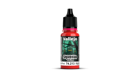 Vallejo Squidmar Colour 213 - Deadliest Red - 18ml Acrylic Paint