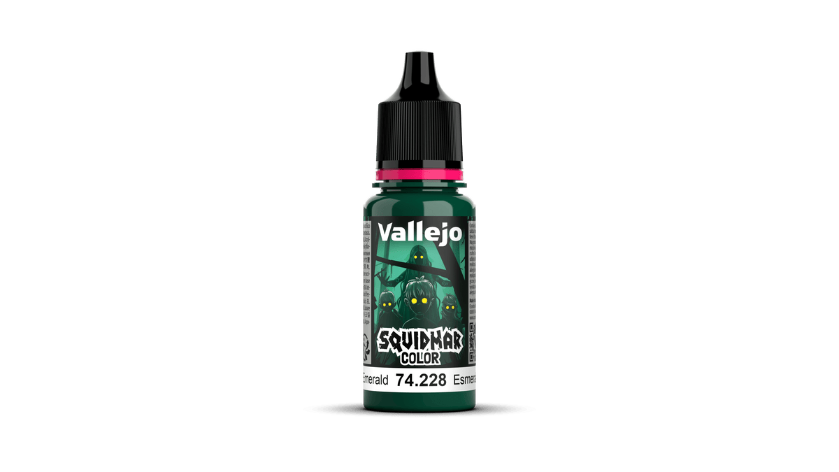Vallejo Squidmar Colour 228 - Corrupted Emerald - 18ml Acrylic Paint