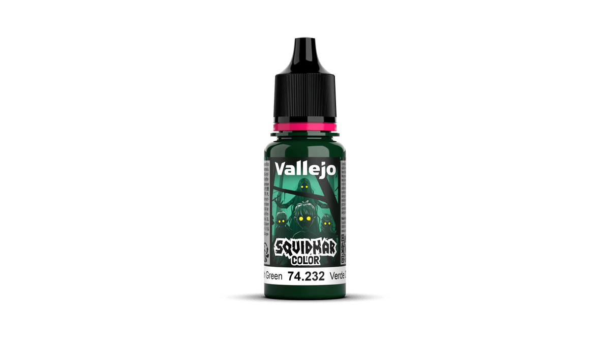 Vallejo Squidmar Colour 232 - Drachonzah Green - 18ml Acrylic Paint