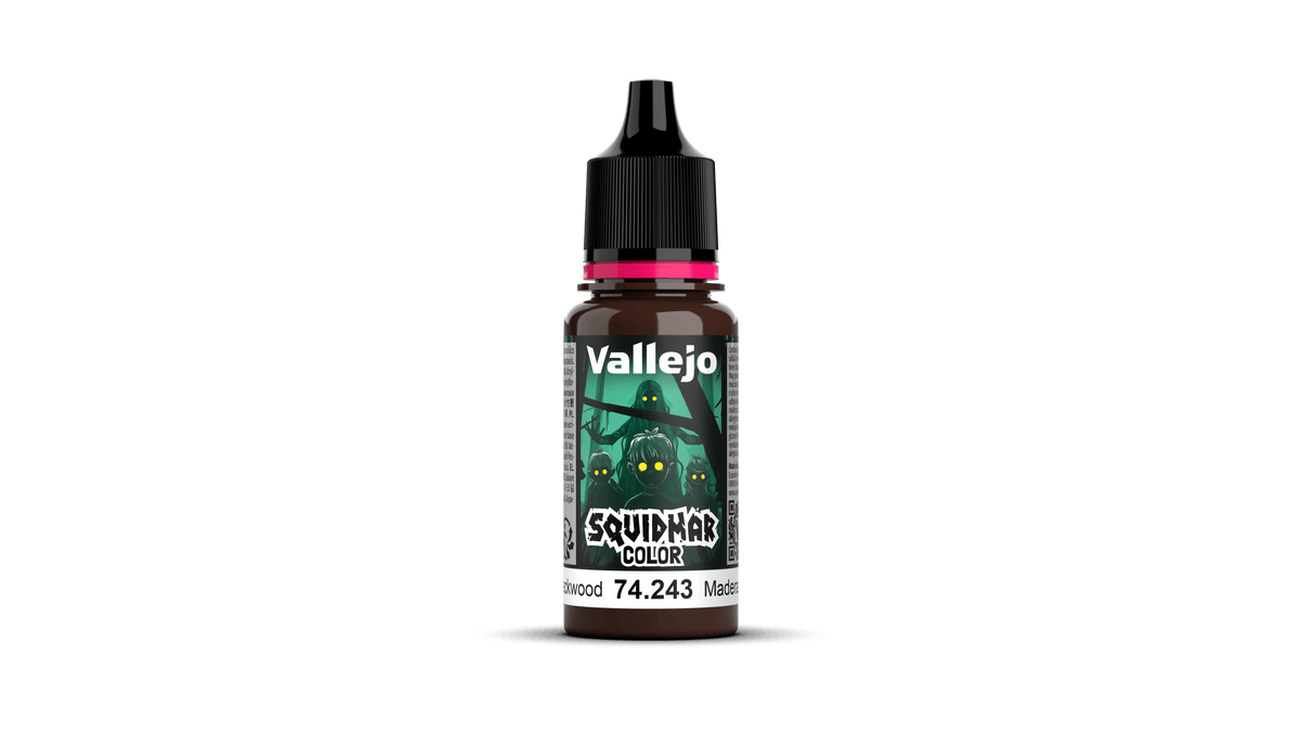 Vallejo Squidmar Colour 243 - Blackwood - 18ml Acrylic Paint
