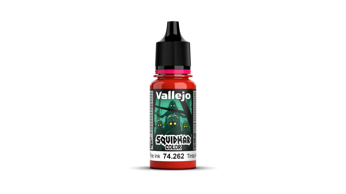 Vallejo Squidmar Colour 262 - Fire Ink - 18ml Acrylic Paint