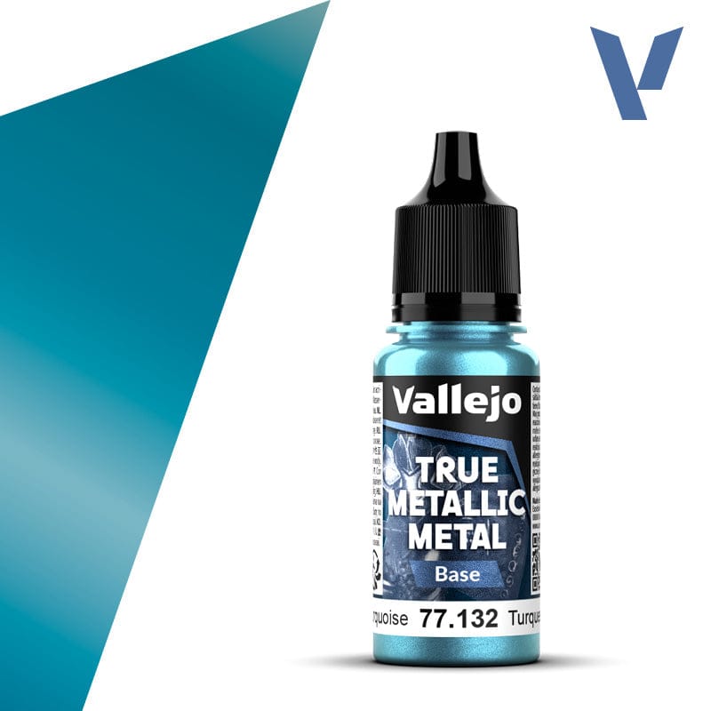 Vallejo True Metallic Metal Base Hydra Turquoise 18 ml