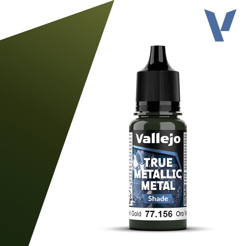 Vallejo True Metallic Metal Shade Greenish Gold 18 ml