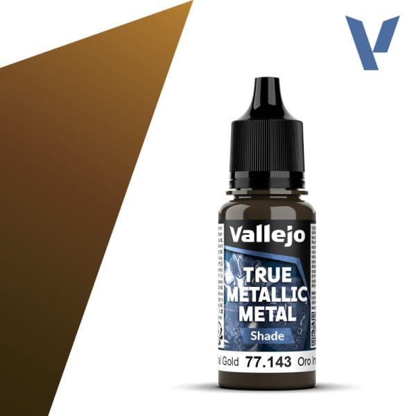 Vallejo True Metallic Metal Shade Imperial Gold 18 ml