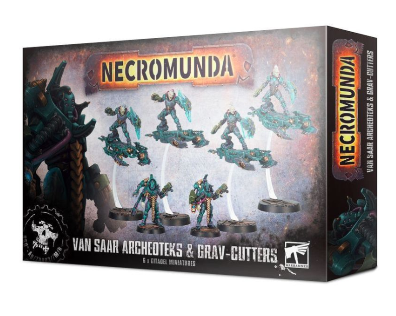 Necromunda 300-71 - Van Saar Archeoteks & Grav-Cutters - Hobbytech Toys