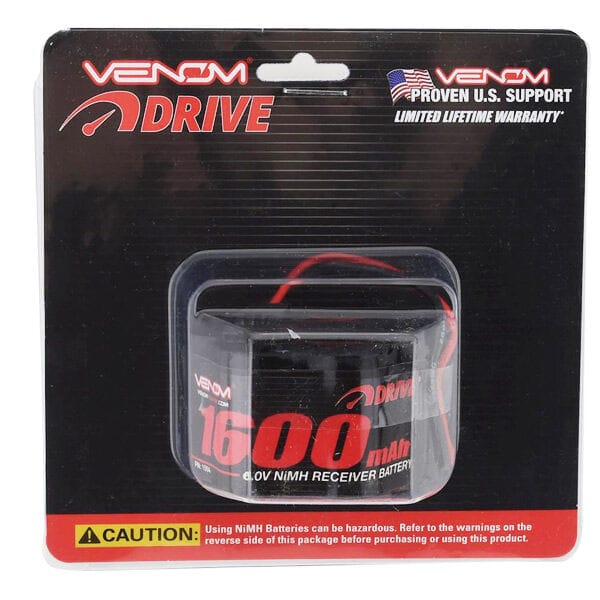 Venom 1600mah 6V 5 Cell Hump Nimh Battery - Futaba Plug