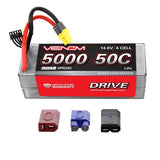 Venom 5000mah 4S 14.8v 50C Hardcase Lipo Battery - Uni Plug