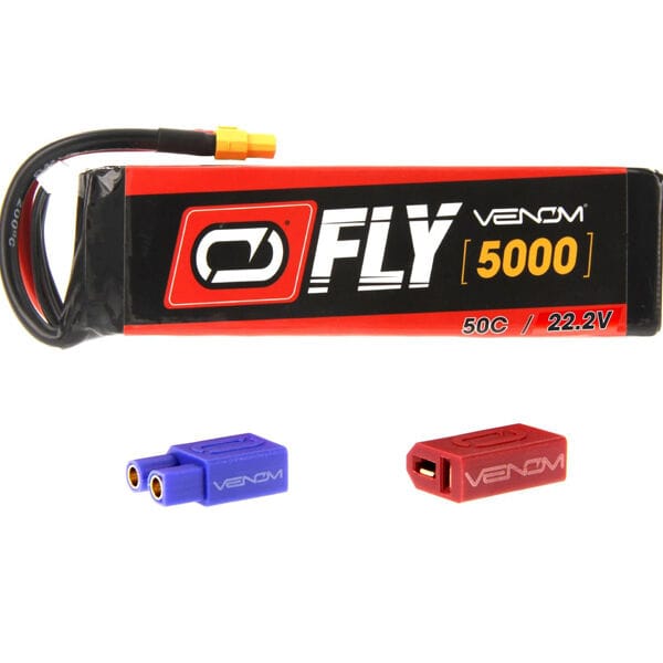 Venom 5000mah 6S 22.2v 50c Lipo Battery XT60 / Uni Plug [25048]