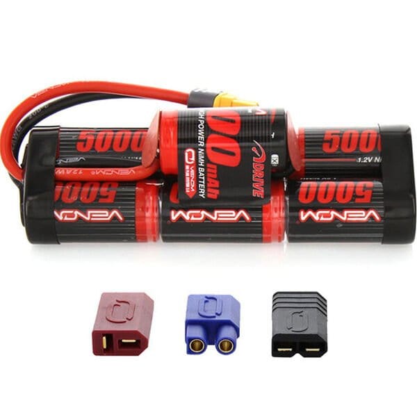 Venom 5000mah 8.4v Hump Pack Nimh Battery - Uni 2.0 Plug [1548 - 7] - Hobbytech Toys