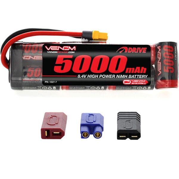 Venom 5000mah 8.4v Nimh Stick Battery - Uni Plug