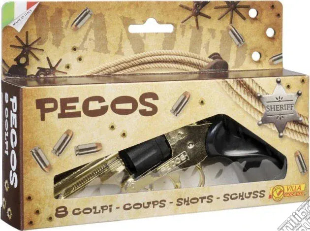 Villa Giocattoli Pecos Gold 8 Shot Cap Gun