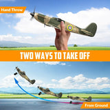 Volantex 400mm Mini Spitfire RC Plane with Gyro 3ch RTF [76205]