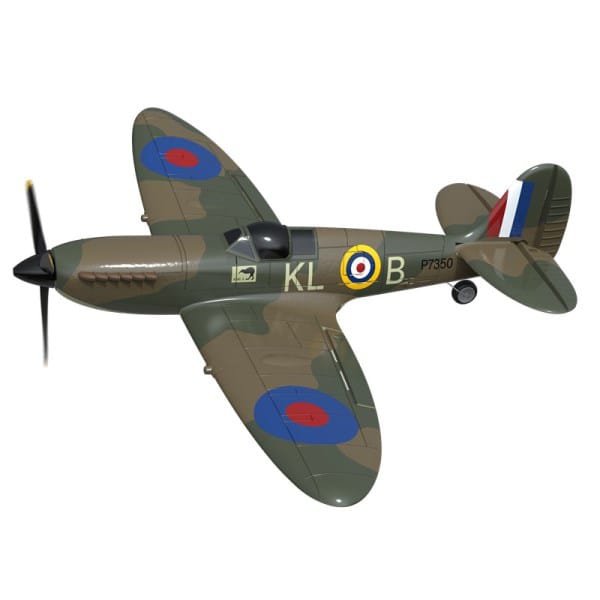 Volantex 400mm Spitfire RC Plane 4ch RTF Assorted Colours (1) [76112]