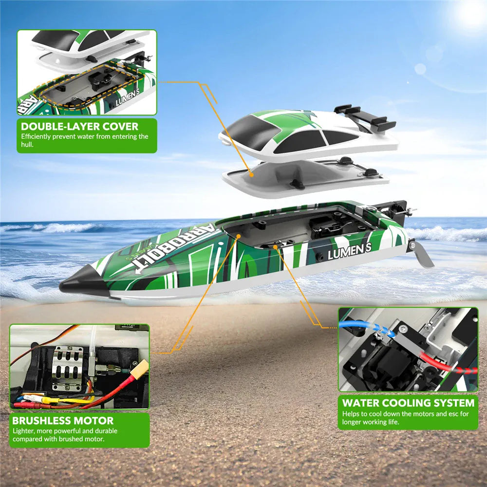 Volantex Arrobolt Lumen S 450mm Brushless RC Boat - Assorted Colors [79706]