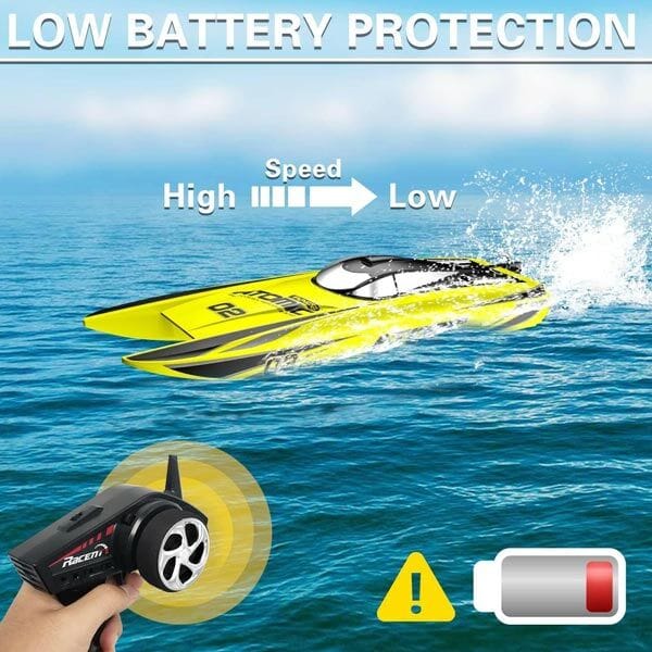 Volantex ATOMIC 700mm Brushless RC Boat - Yellow [79204]