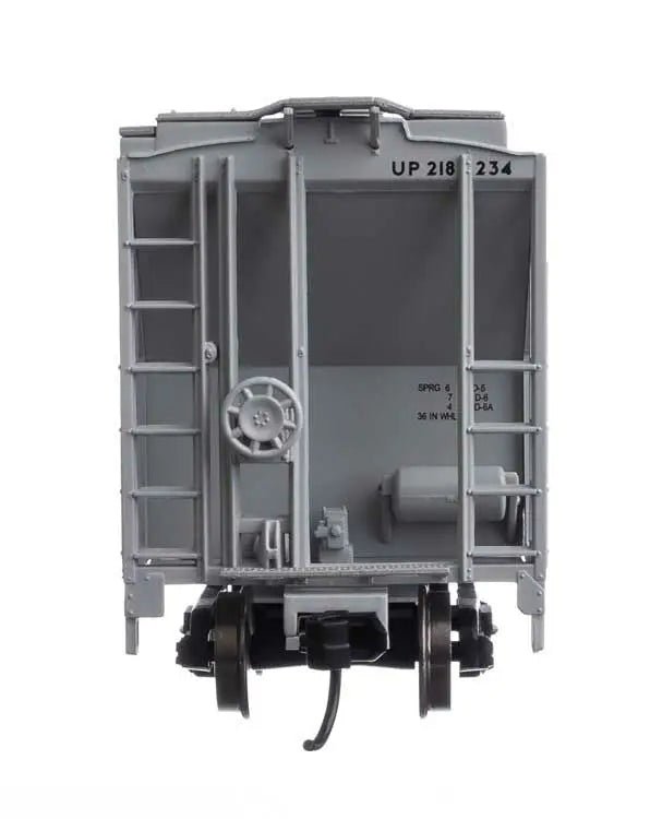 Walthers Mainline HO Scale 37ft 2980 Cubic - Foot 2 - Bay Covered Hopper - Union Pacific(R) 218234 - Hobbytech Toys