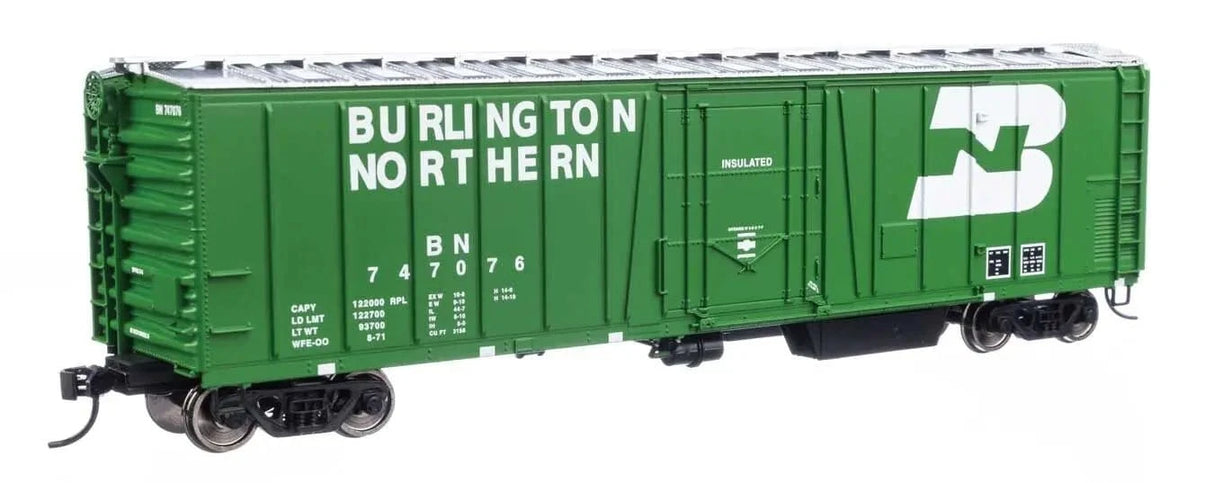 Walthers Mainline HO Scale 50ft AAR Mechanical Refrigerator Car - Burlington Northern 747076 - Hobbytech Toys