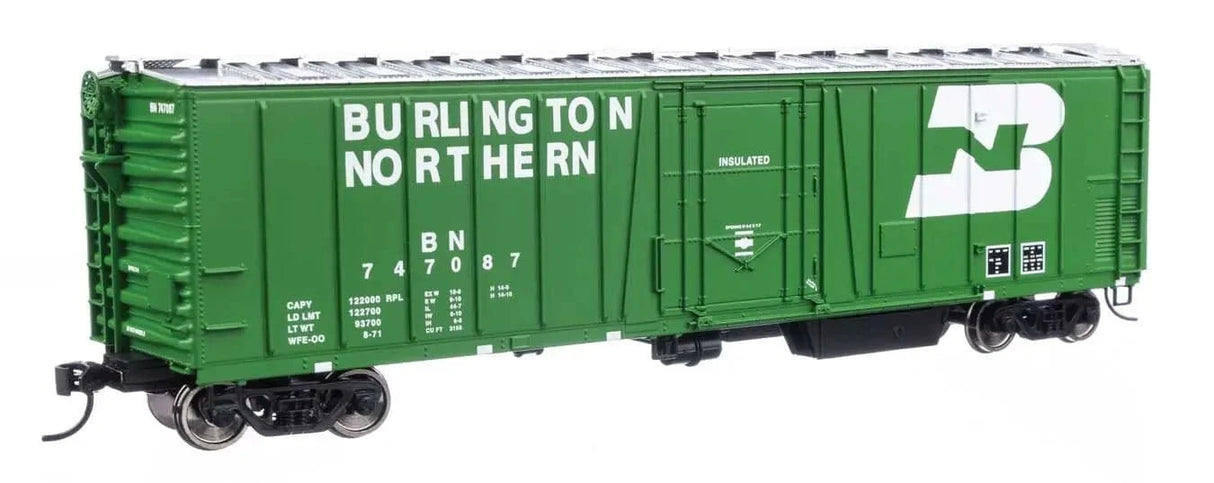 Walthers Mainline HO Scale 50ft AAR Mechanical Refrigerator Car - Burlington Northern 747087 - Hobbytech Toys