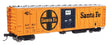 Walthers Mainline HO Scale 50ft AAR Mechanical Refrigerator Car - Santa Fe 56669 - Hobbytech Toys