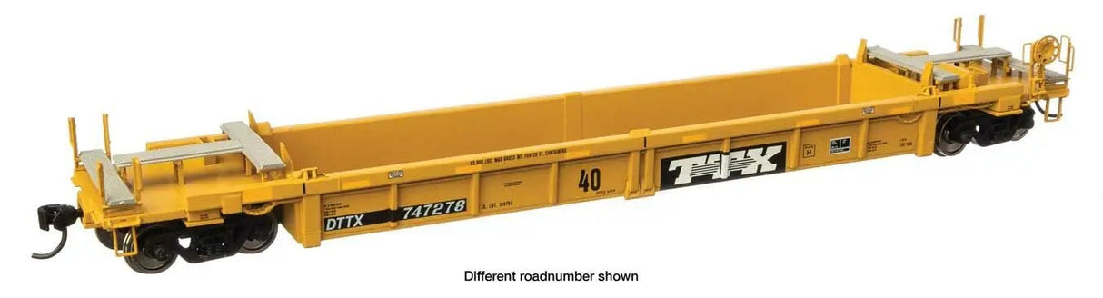 Walthers Mainline HO Scale Thrall Rebuilt 40ft Well Car - TTX DTTX 747323 - Hobbytech Toys