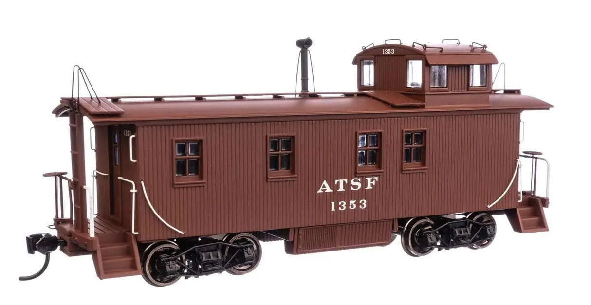 Walthers Proto HO Scale 30ft ATSF 1300 - Series Wood Caboose - Santa Fe ATSF 1309 1943 - Retirment Scheme - Hobbytech Toys