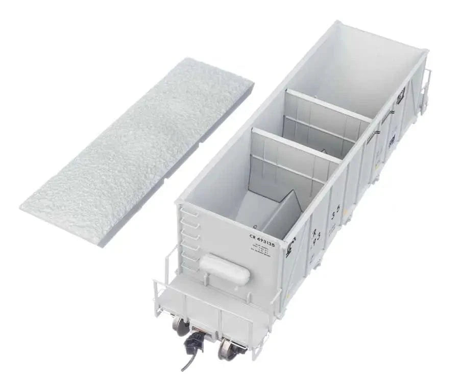 Walthers Proto HO Scale 40ft Ortner 100 - Ton Open Aggregate Hopper - Conrail 493135 - Hobbytech Toys