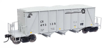 Walthers Proto HO Scale 40ft Ortner 100 - Ton Open Aggregate Hopper - Conrail 493135 - Hobbytech Toys