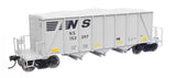 Walthers Proto HO Scale 40ft Ortner 100 - Ton Open Aggregate Hopper - Norfolk Southern 153397 - Hobbytech Toys