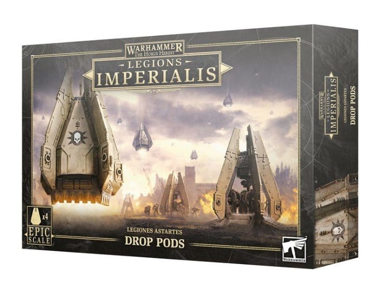 Warhammer 03 - 08 Legions Imperialis: Legion Drop Pods - Hobbytech Toys