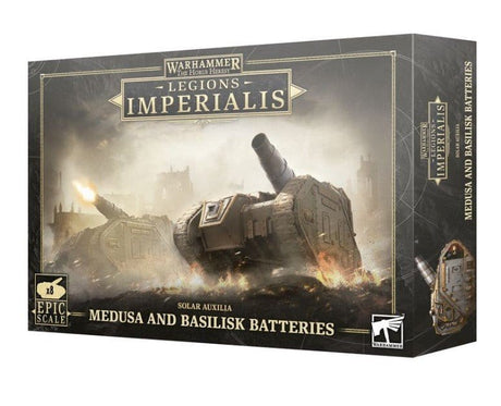 warhammer 03 - 16 Legions Imperialis: Solar Auxilia Basilisks & Medusas - Hobbytech Toys