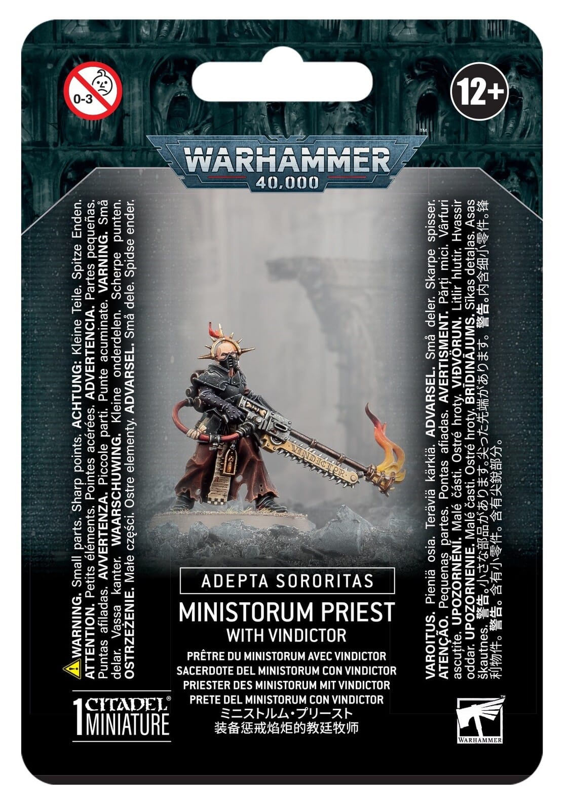 Warhammer 40,000 Adepta Sororitas: Ministorum Priest With Vindictor [52-51]