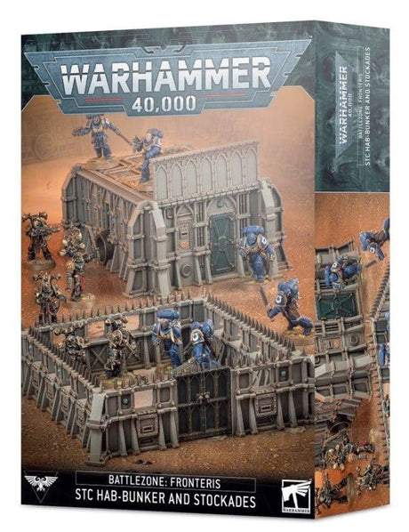 Warhammer 40,000 Battlezone Fronteris: Stc Hab - Bunker And Stockades [64 - 55] - Hobbytech Toys