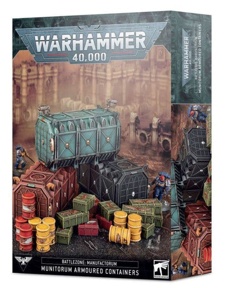 Warhammer 40,000 Battlezone: Manufactorum - Munitorum Armoured Containers [64 - 98] - Hobbytech Toys