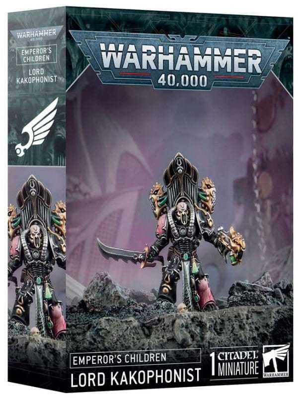 Warhammer 40,000: Emperors Children, Lord Kakophonist [37 - 05] - Hobbytech Toys