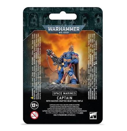 Warhammer 40,000 Space Marine Captain With Master-Crafted Bolt Rifle [48-48]