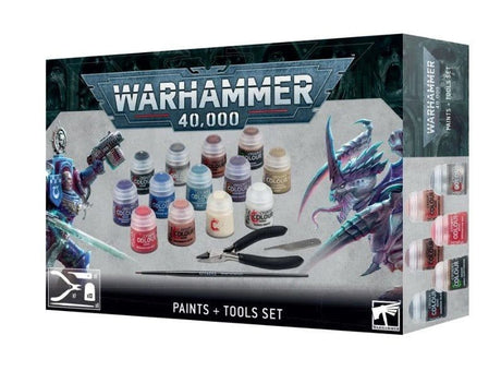 Warhammer 40000: 60 - 12 Paints and Tools - Hobbytech Toys