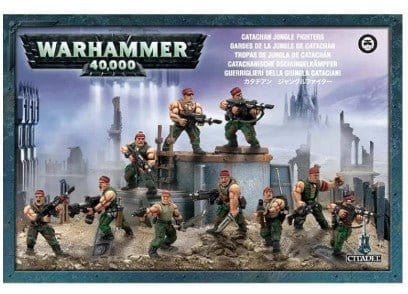 Warhammer 40000: Astra Militarum, Catachan Jungle Fighters [Direct Range] - Hobbytech Toys