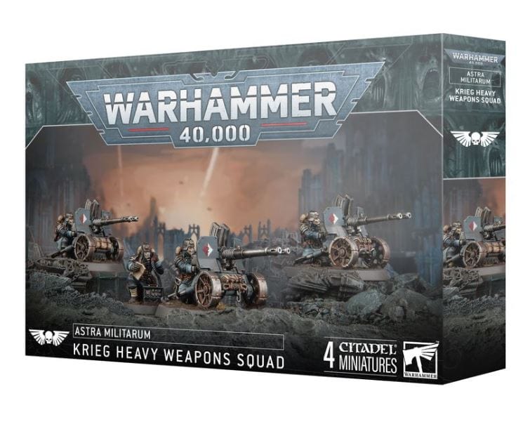 Warhammer 40000: Astra Militarum, Krieg Heavy Weapons Squad [47 - 73] - Hobbytech Toys