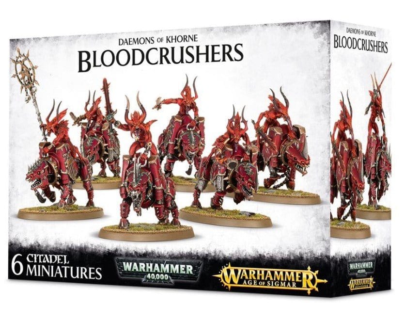 Warhammer 40000: Chaos Daemons, Daemons of Khorne Blood Crushers [Direct Range] - Hobbytech Toys