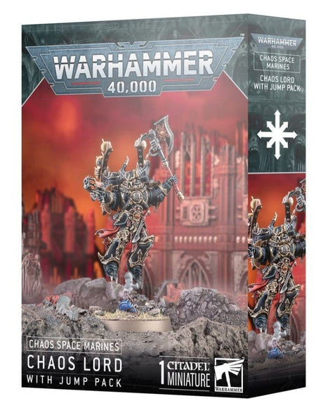Warhammer 40000: Chaos Space Marines, Chaos Lord with Jump Pack [43 - 101] - Hobbytech Toys