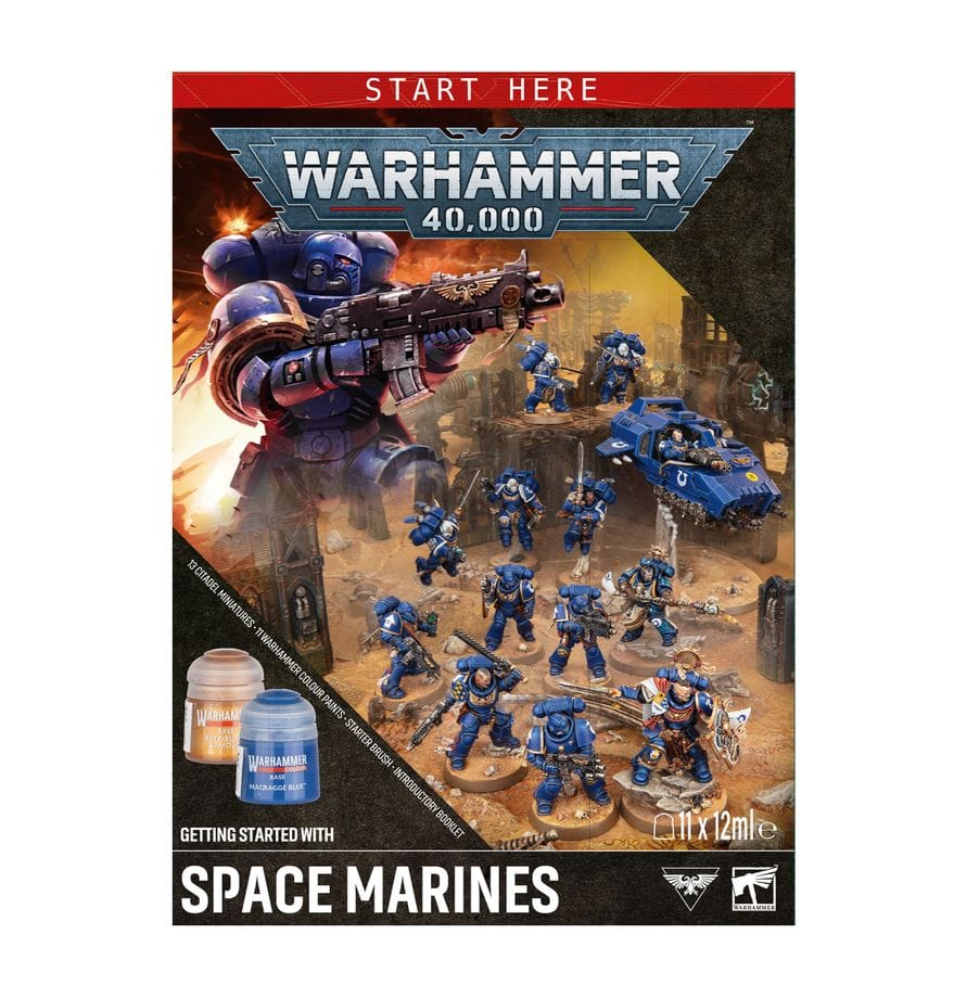 Warhammer 40000 Getting Started With Space Marines 11th Edition [60-52]
