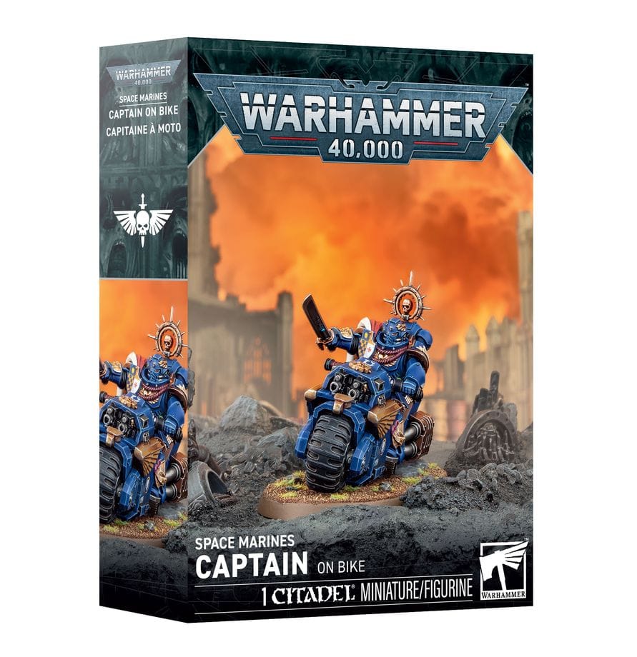 Warhammer 40000: Space Marines: Captain On Bike [48-113]