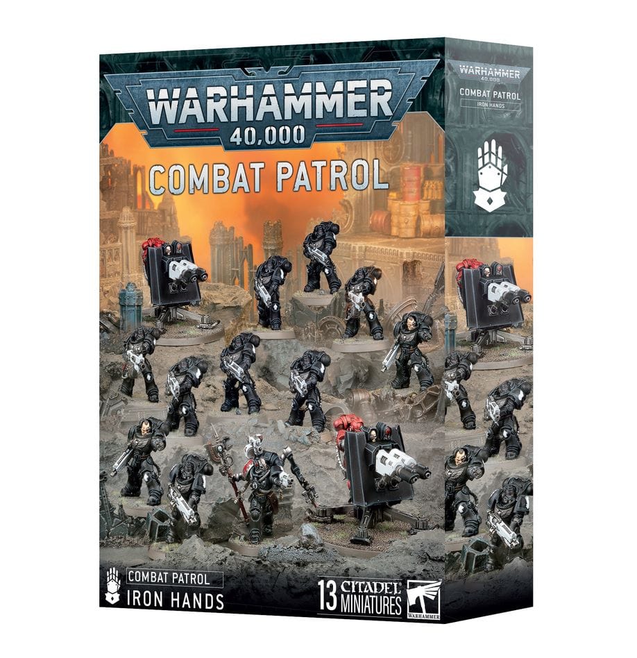 Warhammer 40000: Space Marines, Combat Patrol Iron Hands [73-555]**