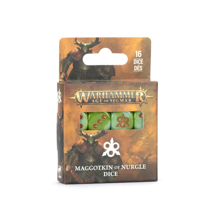 Warhammer Age of Sigmar: Age Of Sigmar: Maggotkin Of Nurgle Dice [83-95]